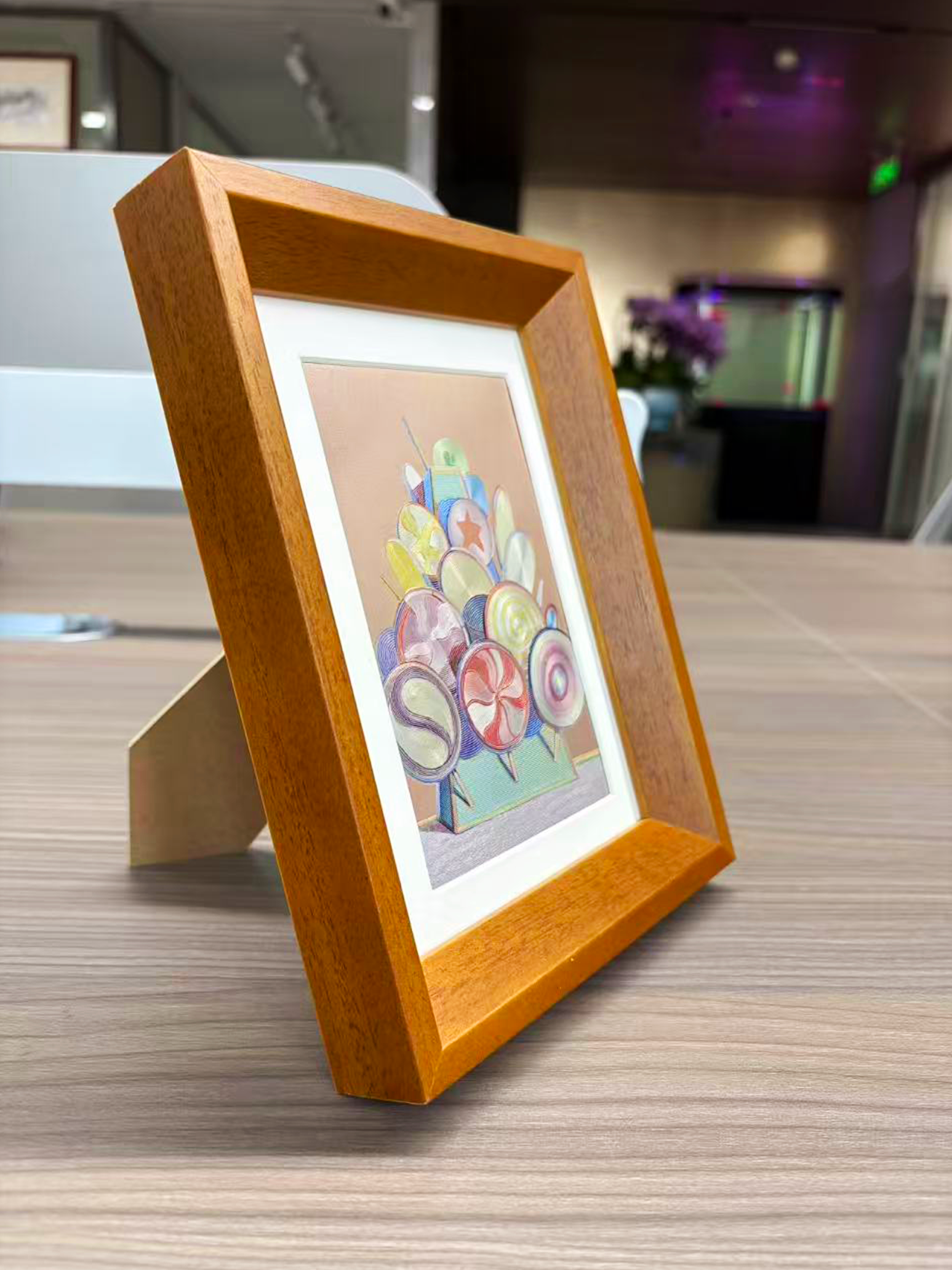 Pop Art Lollipop Desk Artwork