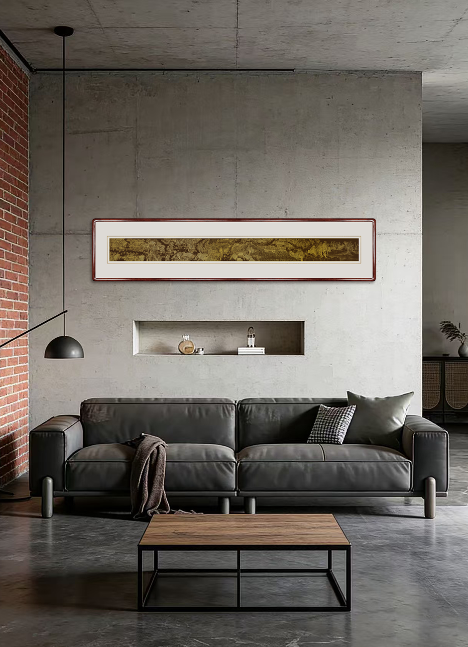 Along The River During The Qingming Festival Painting – Horizontal