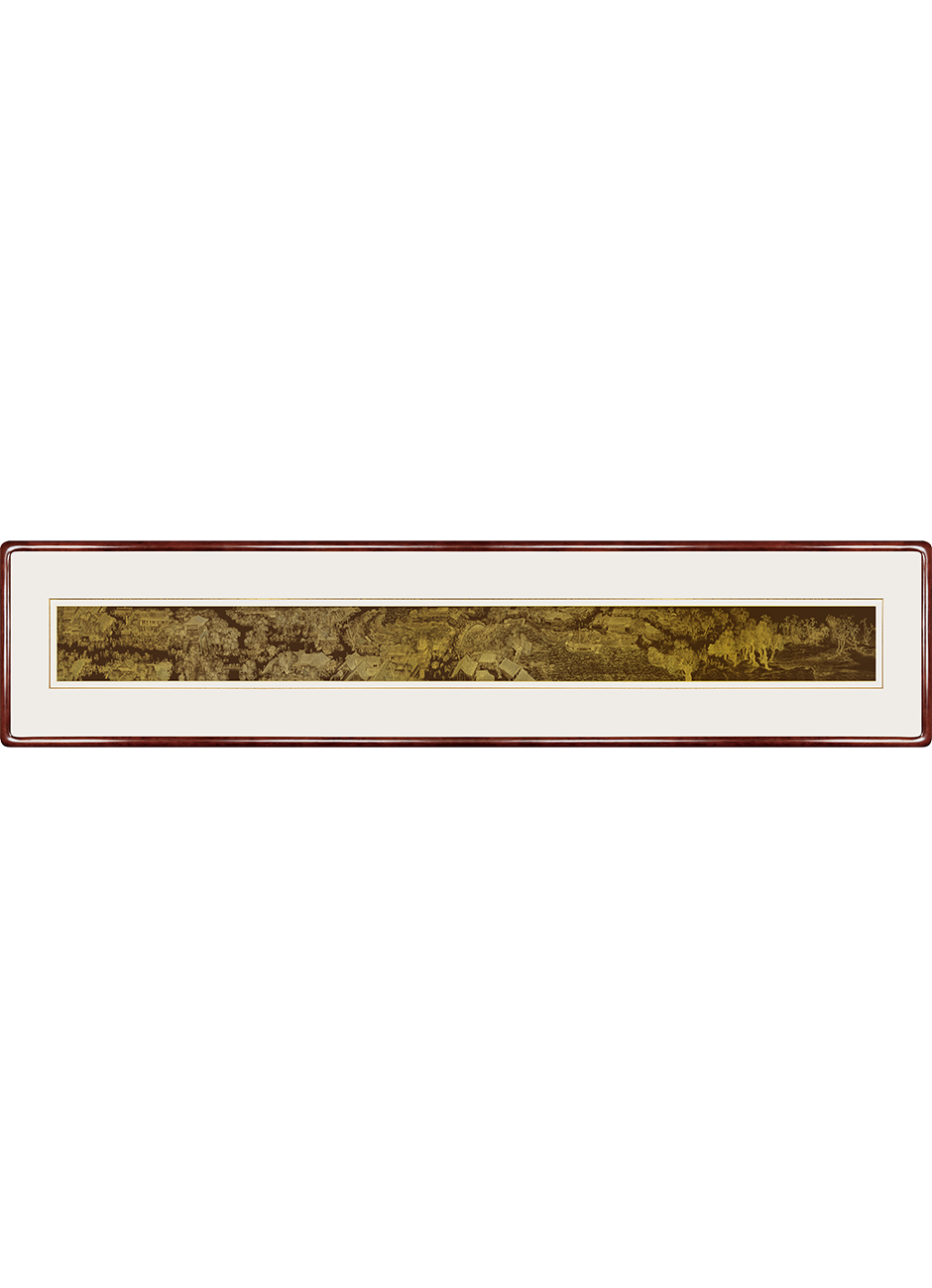 Along The River During The Qingming Festival Painting – Horizontal