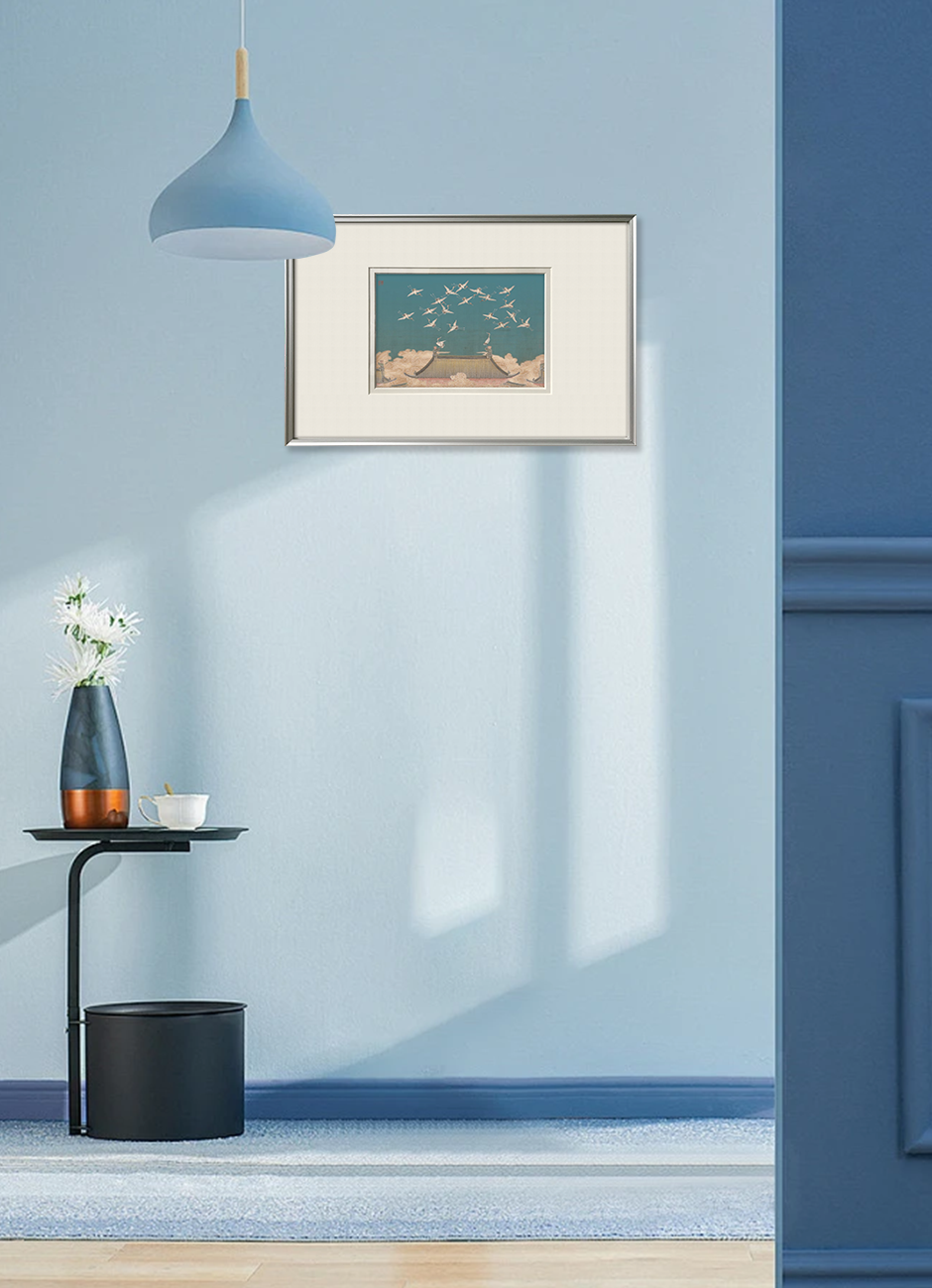 Auspicious Cranes Wall Art