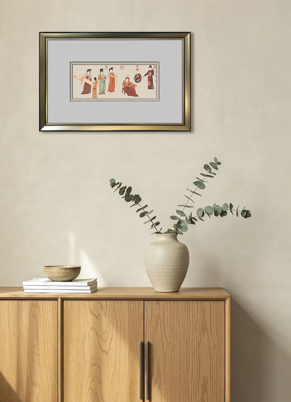 Fanning Lady Wall Art