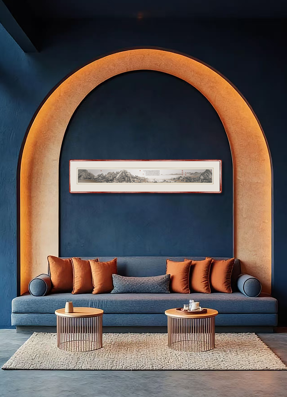 Dwelling in the Fuchun Mountains  Wall Art - Horizontal