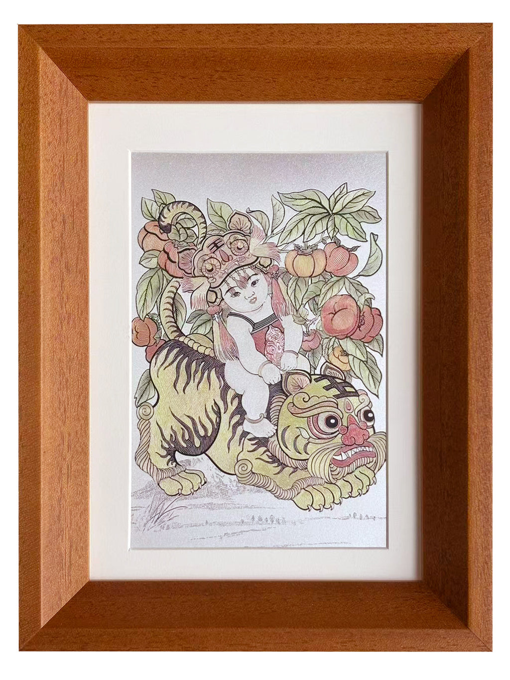 Chinese New Year “Qi Hu Nan Xia” Desk Art