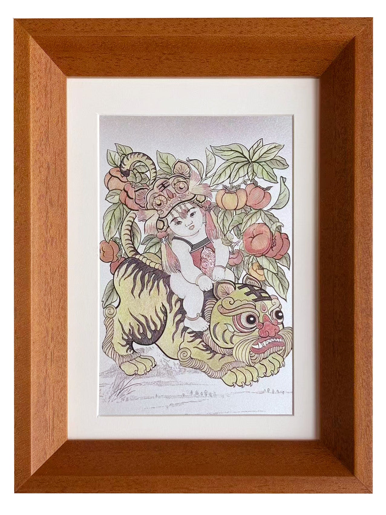 Chinese New Year “Qi Hu Nan Xia” Desk Art