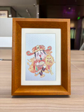 Chinese God of Wealth Silver Desktop Display Art