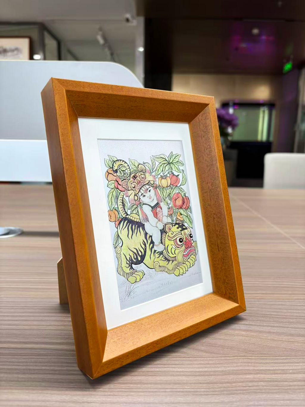 Chinese New Year “Qi Hu Nan Xia” Desk Art