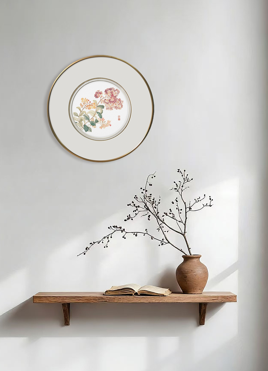 Thousand-Petaled Crape Myrtle Wall Art