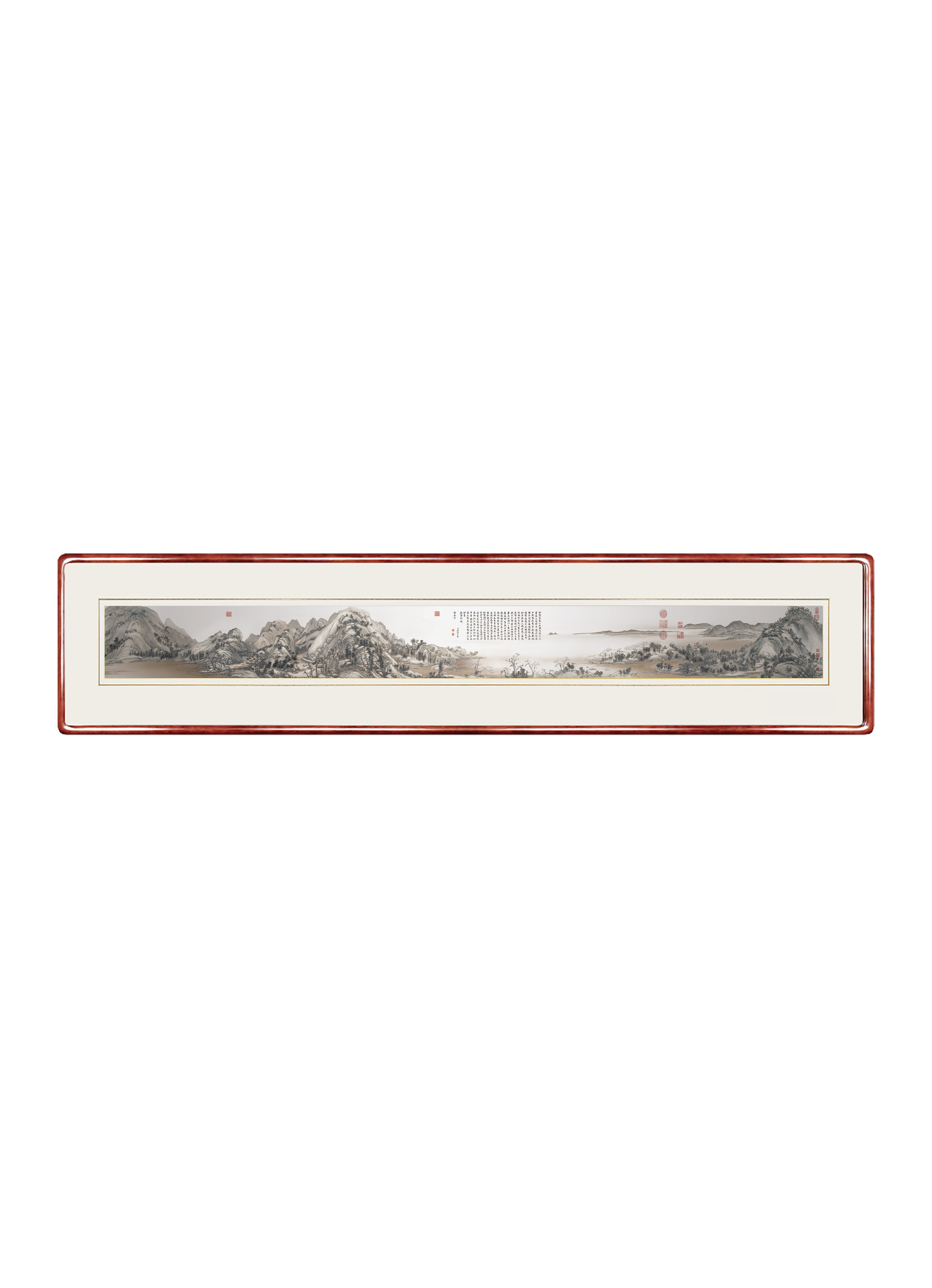 Dwelling in the Fuchun Mountains  Wall Art - Horizontal