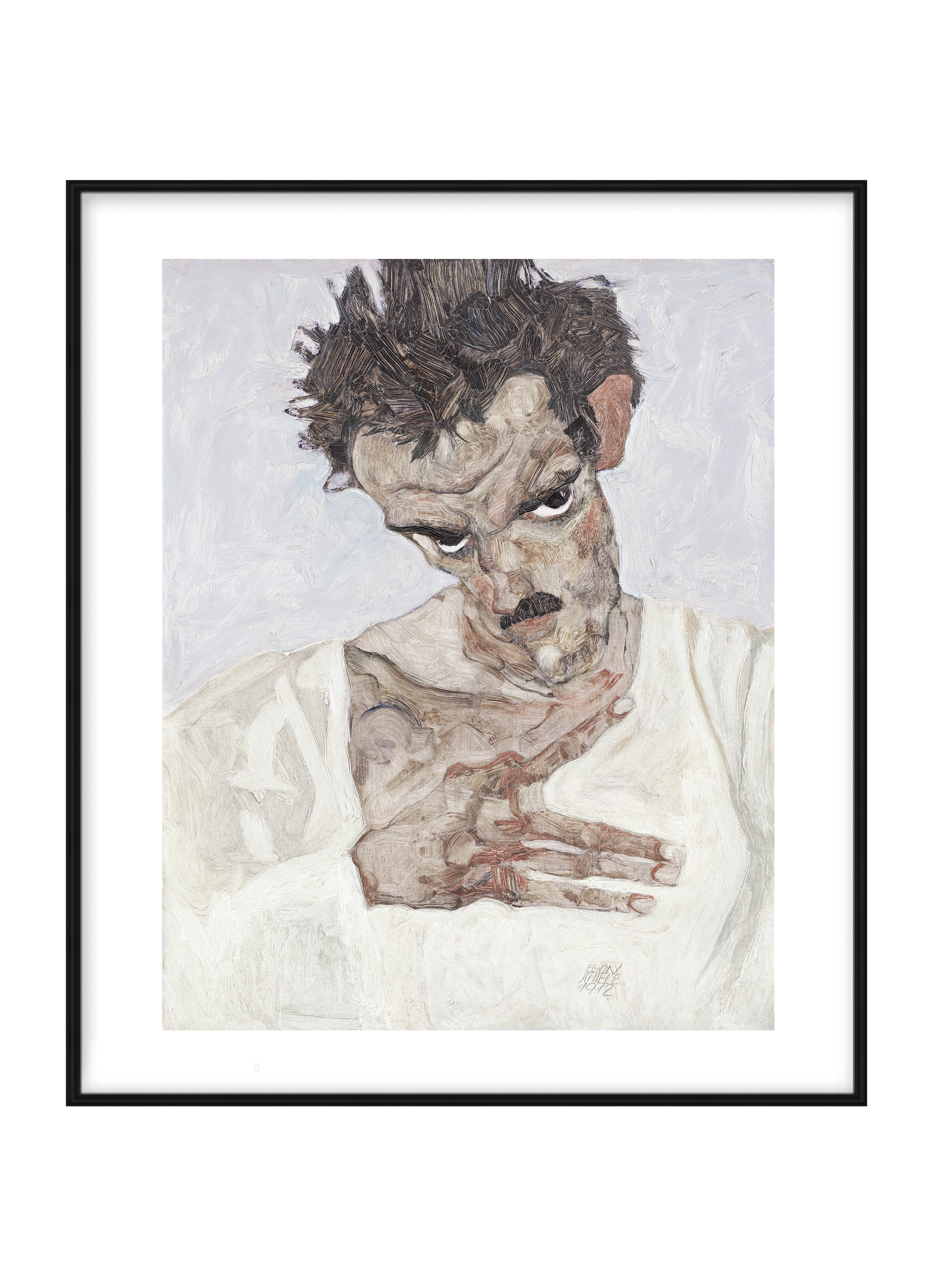 Egon Schiele Self-portrait Wall Art