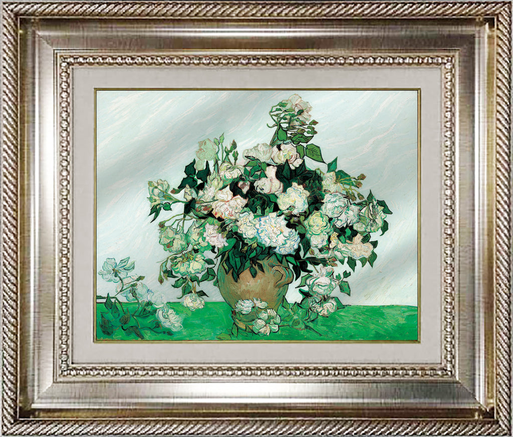 White Rose Wall Art