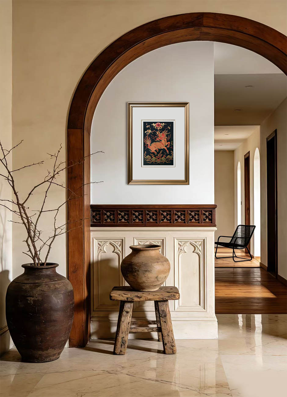 Chinese Qilin Wall Art