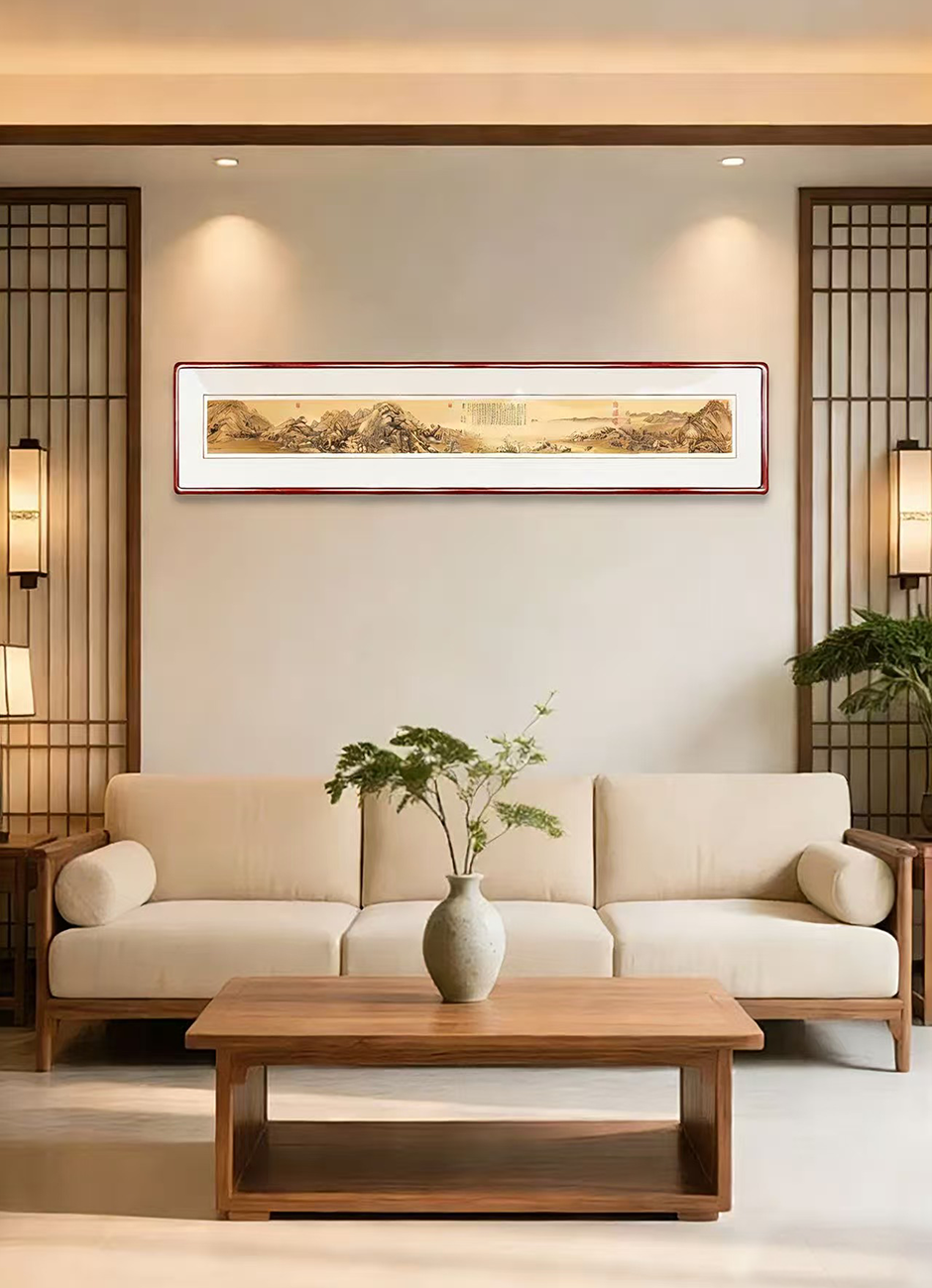 Dwelling in the Fuchun Mountains  Wall Art - Horizontal