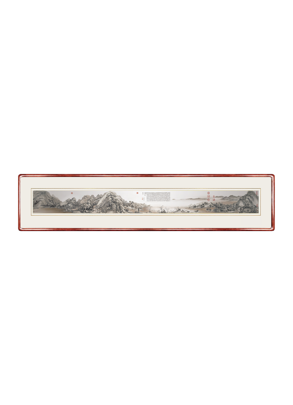 Dwelling in the Fuchun Mountains  Wall Art - Horizontal