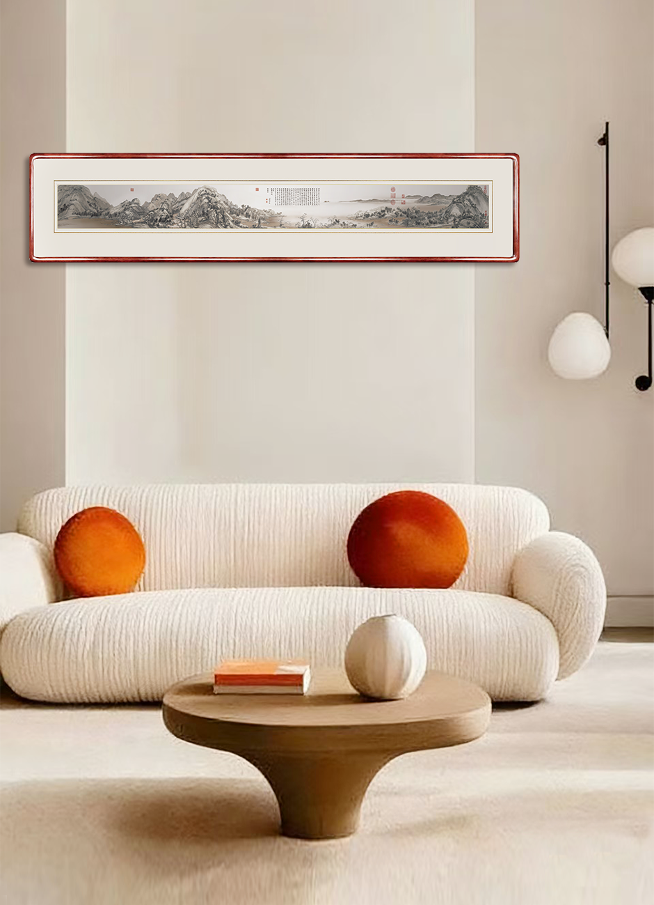 Dwelling in the Fuchun Mountains  Wall Art - Horizontal