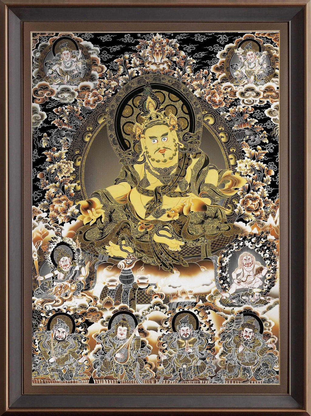 Yellow Jambhala Wall Art