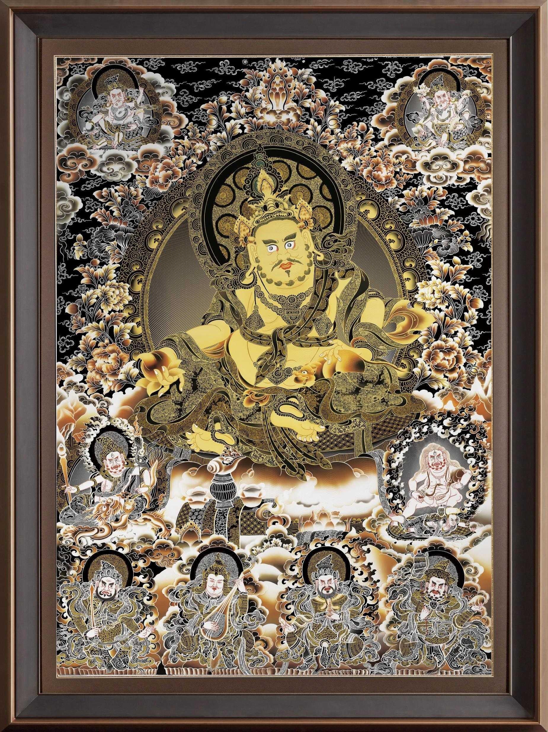 Yellow Jambhala Wall Art