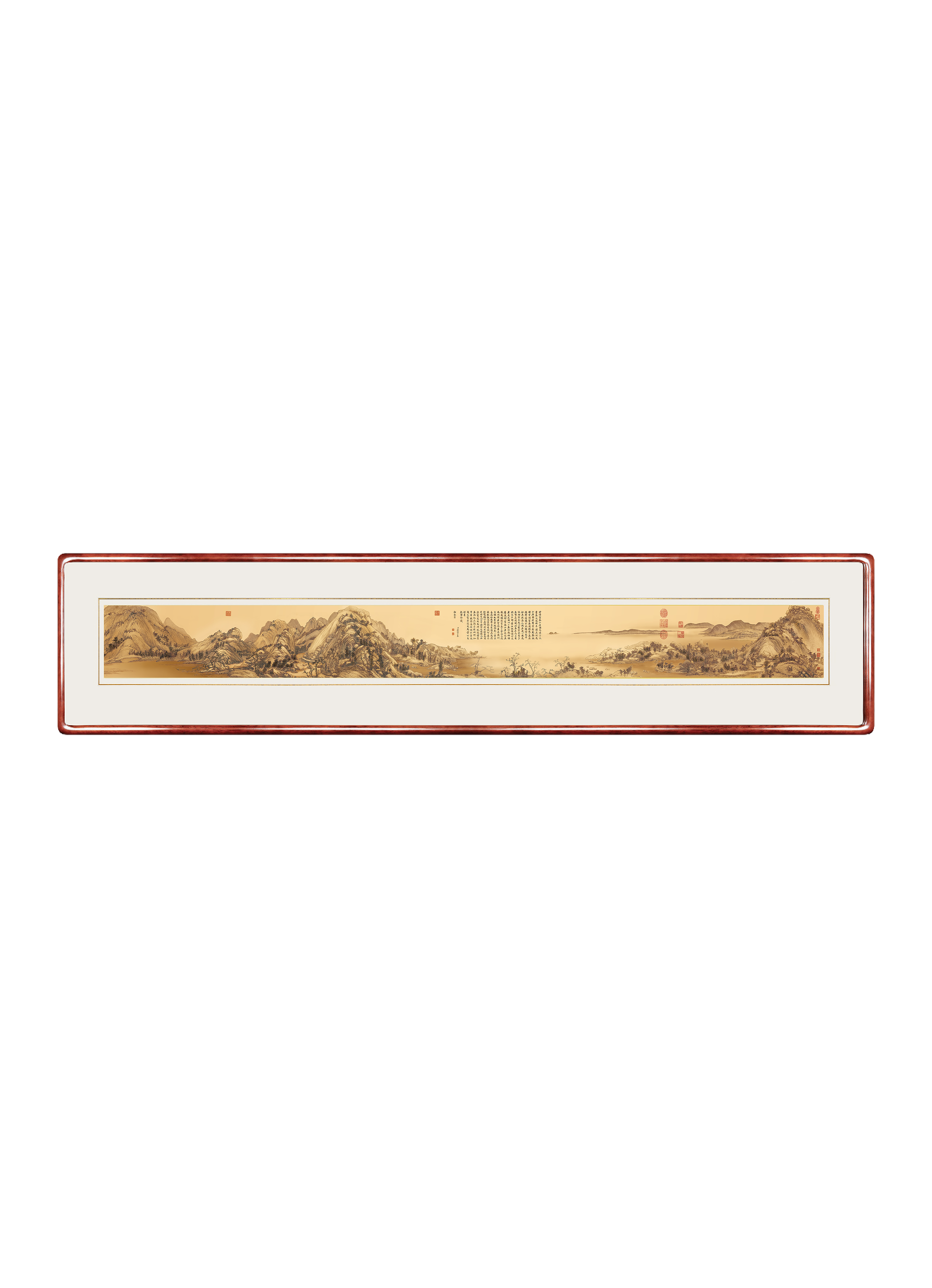 Dwelling in the Fuchun Mountains  Wall Art - Horizontal