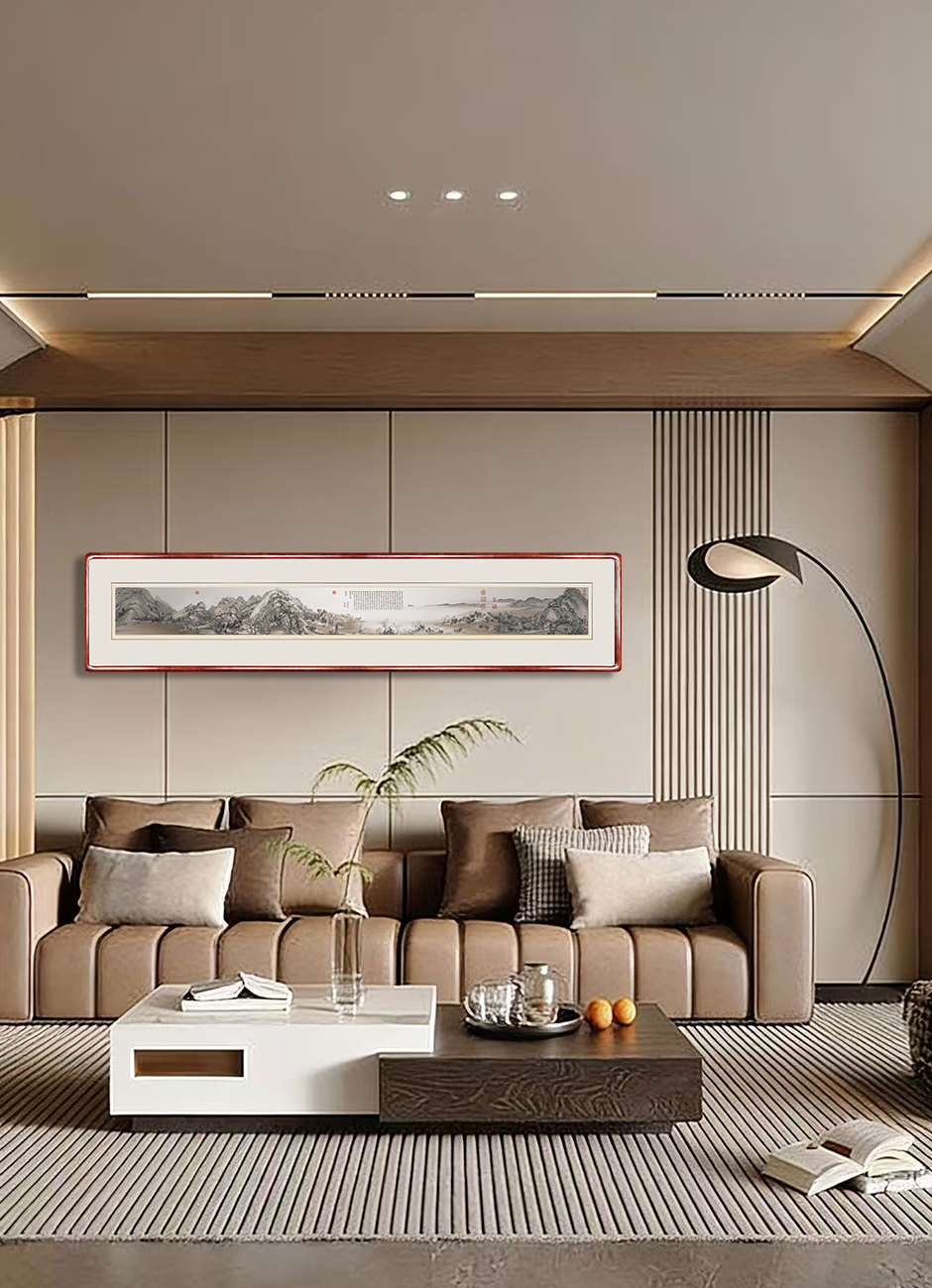 Dwelling in the Fuchun Mountains  Wall Art - Horizontal