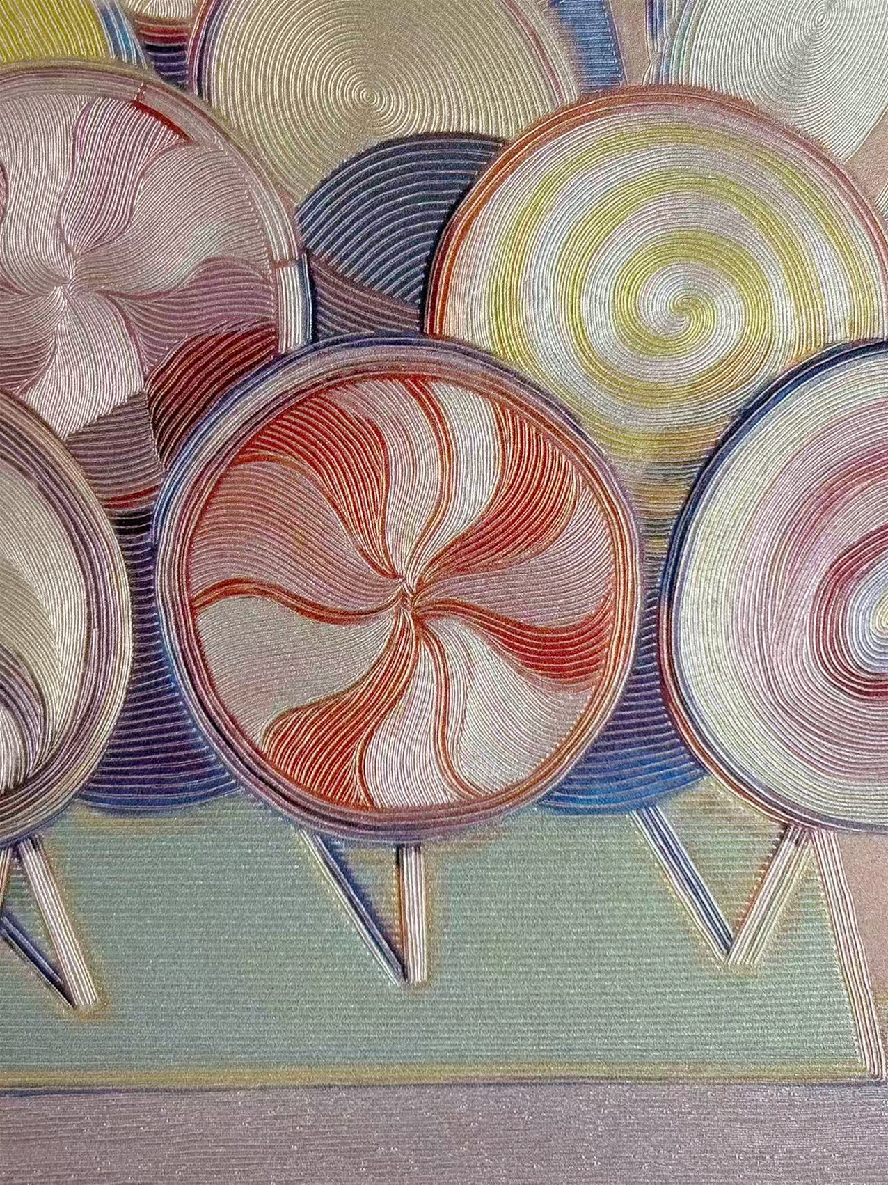 Pop Art Lollipop Desk Artwork