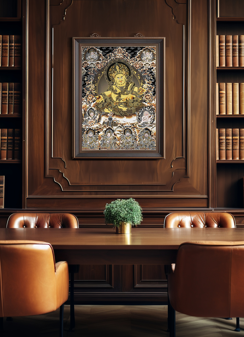 Yellow Jambhala Wall Art