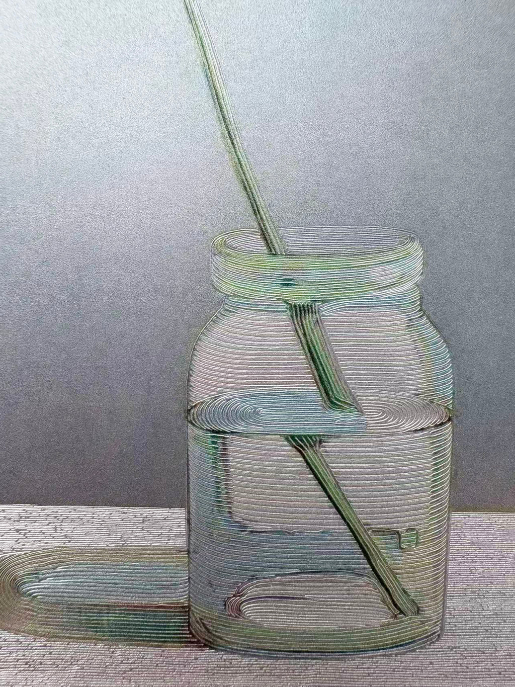 Narcissus in Glass Vase Desk Art