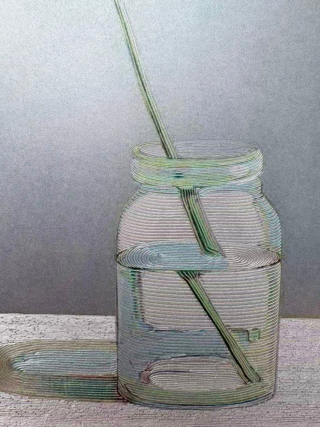 Narcissus in Glass Vase Desk Art