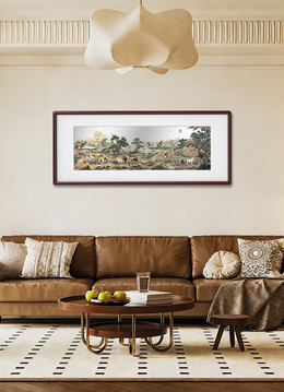 One Hundred Horses Painting Wall Art