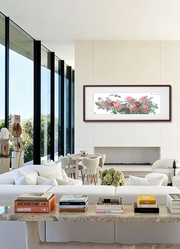 Peony Blossoms Prosperity and Eternal Spring Wall Art