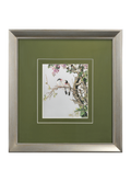 Purple & White Lilac with Javanese Sparrow Wall Art