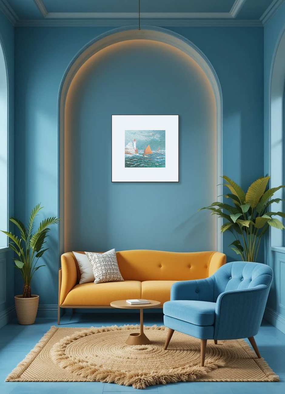 Sailing Against the Wind Wall Art