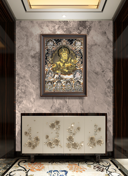 Yellow Jambhala Wall Art