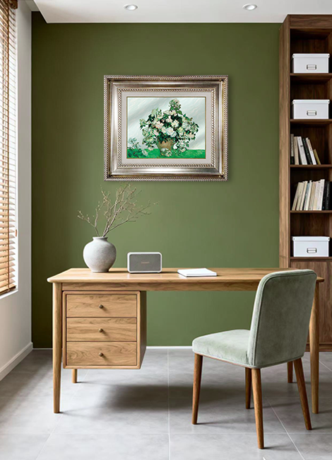 White Rose Wall Art