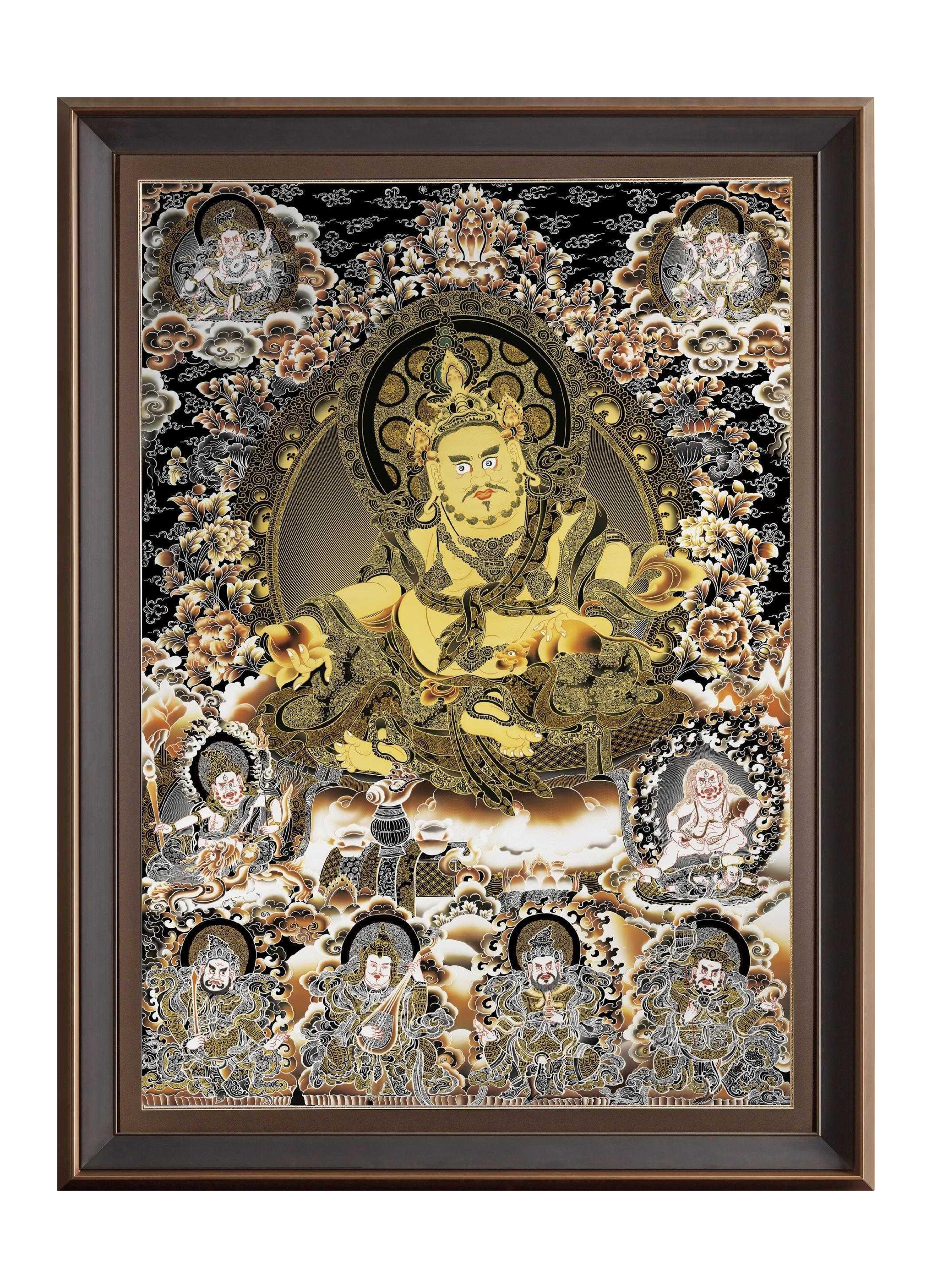 Yellow Jambhala Wall Art