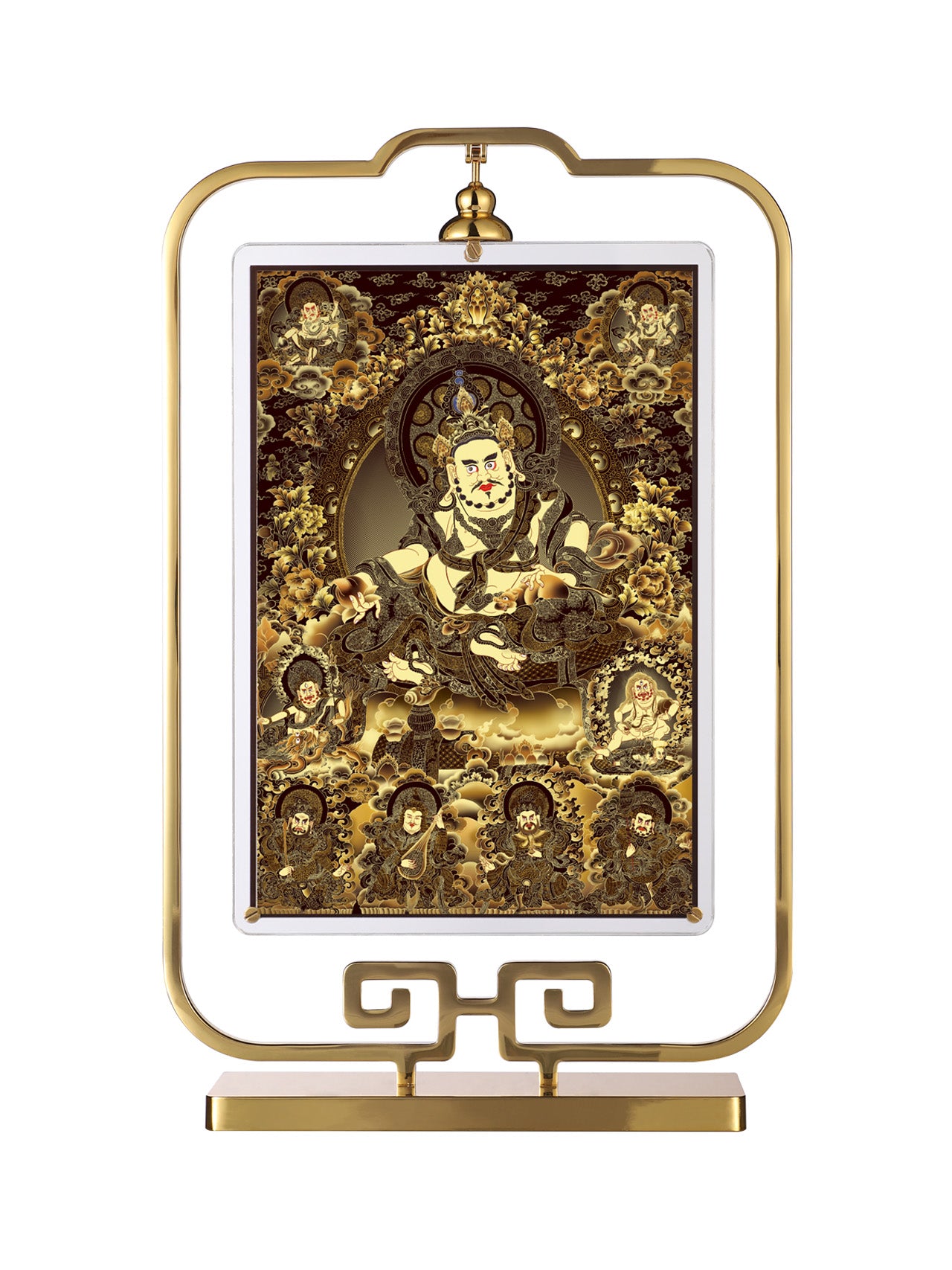 Yellow Wealth God & Zodiac Guardian Desktop Artwork
