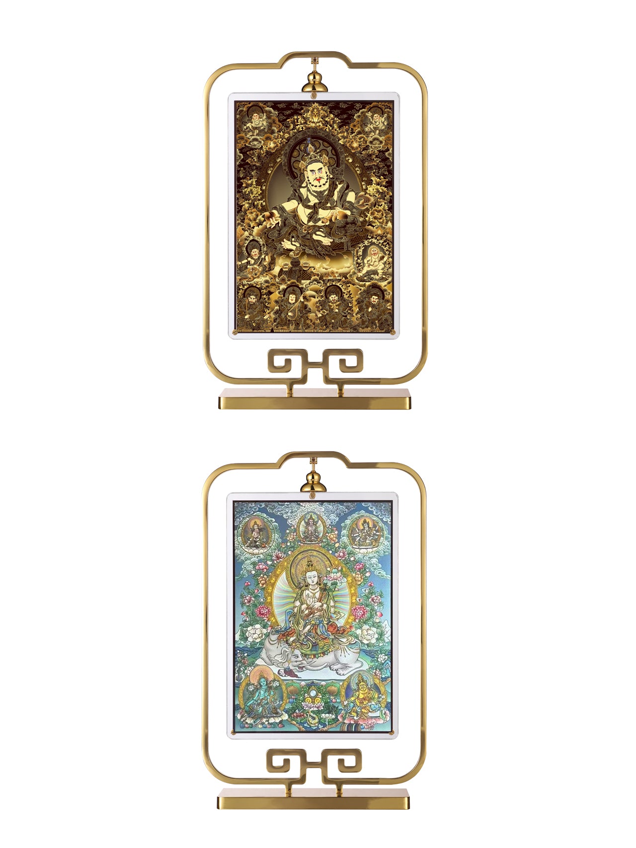 Yellow Wealth God & Zodiac Guardian Desktop Artwork